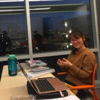 授業後の私(友達にとられてました)