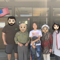 元アメリカ軍の友達と祖父母とおば