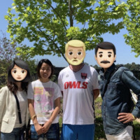 サッカーのコーチと両親