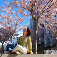 友達とお花見した時の写真