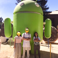 Googleで友達と記念撮影