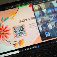 学生自治会の活動もオンラインで行われました