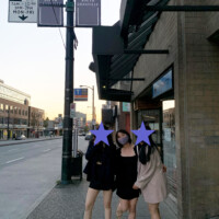 友達の誕生日を祝うディナーの帰り道