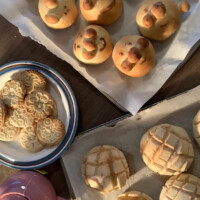 友達とアンパンマンとメロンパンを焼いたとき